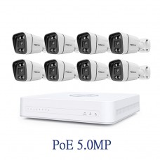 POE Foscam 5.0MP FN8108HE(NVR) + 8x V5EP(5.0MP CAM) 8路高清網絡錄影機優惠套裝(HDD/CABLE 需自購)