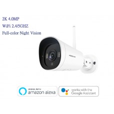 Foscam G4C室外防水無線2.4/5GHZ網路攝影機超清2K 4.0MP雲端/卡儲存 Starlight黑光全彩色夜視