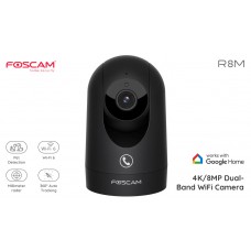 Foscam R8M無線網絡攝影機UHD 4K 8.0MP 雙頻 WiFi 6,雙向一鍵通話,毫米波雷達 360° 自動追蹤 黑色 Foscam R8M無線網絡攝影機UHD 4K 8.0MP 雙頻 WiFi 6,雙向一鍵通話,毫米波雷達 360° 自動追蹤 黑色