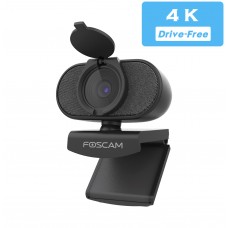 Foscam W81 超高清4K 8MP USB電腦直播攝像頭, 自動降噪